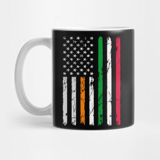 Irish Italian American Flag Mug